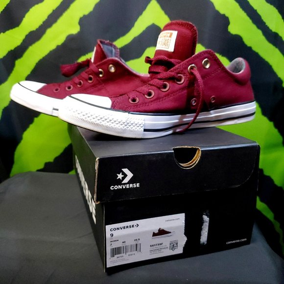 Converse Shoes - Converse Madison Ox Sneakers Burgandy - Size 9 (Comes with Box!)